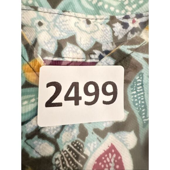 Talbots Cotton Blend Floral Lightweight Button-Up Shirt Plus Sz 2X #2499 - Picture 12 of 13